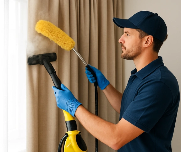 Trusted blind cleaning technician Matty Curtain Cleaning epping-vic QLD