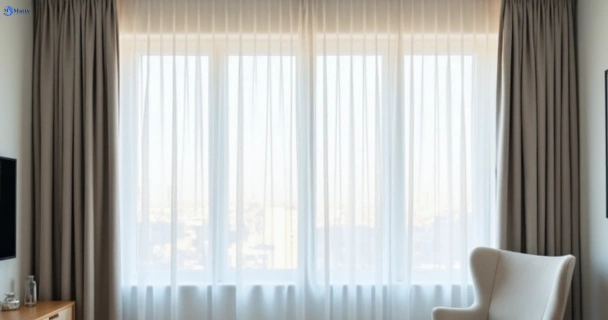 Freshly steam cleaned curtains in epping-vic QLD